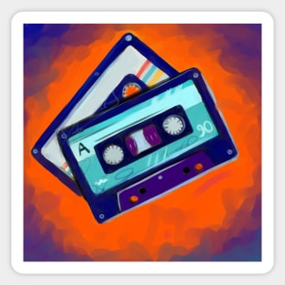 Cassette Tape Sticker